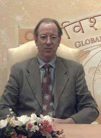 Dr William Goldstein.jpg - Dr William Goldstein also works with the Executive Council of the Maharishi Vedic Pandits, and has been instrumental in coordinating the travel documentation, trips, and liaison between the foreign services of India and the US.